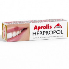 Herpropol balsam de buze Roll-on cu plante si propolis, 5ml Aprolis