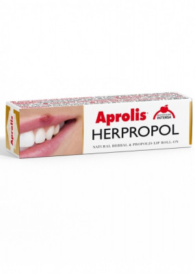 Herpropol balsam de buze Roll-on cu plante si propolis, 5ml Aprolis foto