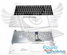 Tastatura Laptop Asus X551MA neagra cu Palmrest alb foto