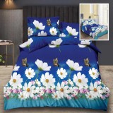 Cumpara ieftin Lenjerie pat dublu,bumbac finet,6 piese,cearceaf normal 220x240cm, cearceaf pilota 200x220cm, 2 fete de perna 50x70, 2 fete de perna 70x70-M214