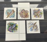 Rusia 1993 - Mi 327/331 - Fauna marina