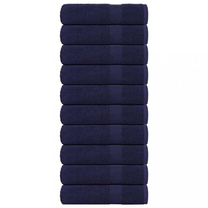 Prosoape de baie 10 buc Bleumarin 360 g/m&sup2; 100% bumbac