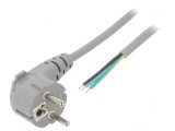 Cablu Alimentare 2m 3x0,75mm2 Cu Stecker Unghiular