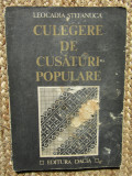 Culegere de cusaturi populare Leocadia Stefanuca