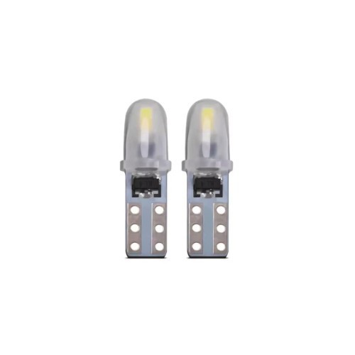 Set 2 becuri T5 LED 2SMD 3014 24V CANBUS nonpolar &ndash; Alb, Rosu sau Albastru Cod: JSUN34/35/36