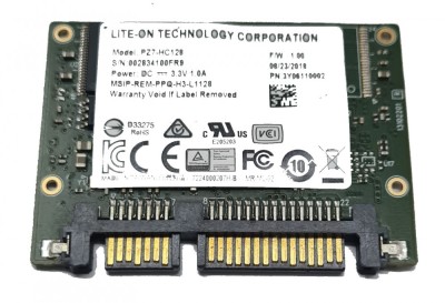SSD Half-Slim SATA Lite-ON PZ7-HC128 128GB foto