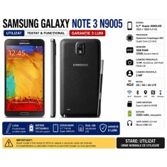 Telefon Samsung Galaxy Note 3 N9005 4G Utilizat 3GB RAM