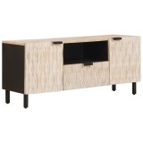 vidaXL Cabinet TV cu sertar Finisaj Alb Spălat 105 x 33,5 x 46 cm 4017878