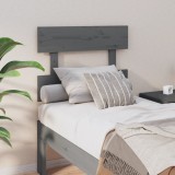 Gossi tablie de pat, gri, 93,5x3x81 cm, lemn masiv de pin