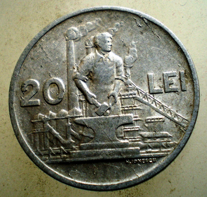 1.684 ROMANIA RPR 20 LEI 1951