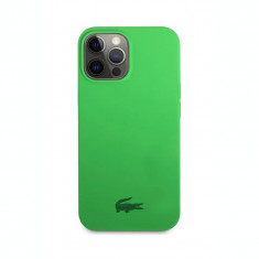 Husa Cover Lacoste Silicon Glossy Printing Logo iPhone 12/12Pro Verde foto