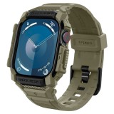 [Pachet husa + curea] Apple Watch 10 46mm Spigen Rugged Armor Pro, kaki