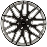 Set 4 Capace Roti 15 inchi (R15) Dakar Negru-Gri, Compatibile Cu Smart