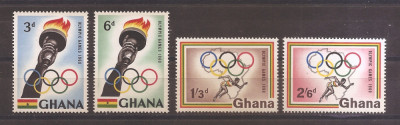 Ghana 1960 - Jocurile Olimpice - Roma, Italia, MNH foto