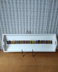 Tava decor model cu casute foto