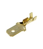 Terminal papuc plat 4.8mm 0.5mm tata 0.1/1mm2 crimpat pe cablu IMP