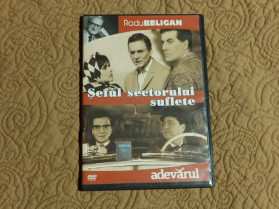 DVD film artistic romanesc SEFUL SECTORULUI SUFLETE/Colectia Adevarul foto