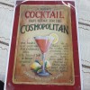 Tabla retro decorație bar