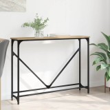 vidaXL Masă de consolă Manual stejar artizanal 102 x 22.5 x 75 cm 882221