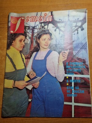revista femeia martie 1976-art.alexandria,platforma pipera,orasul tecuci foto