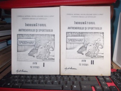 INDRUMATORUL ANTRENORULUI SI SPORTIVULUI SPEEDWAY_MOTOCICLISM *UZ INTERN,1978 # foto
