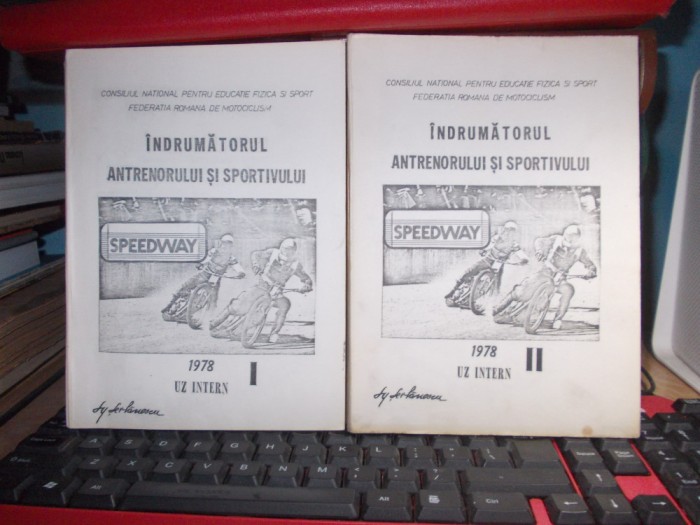INDRUMATORUL ANTRENORULUI SI SPORTIVULUI SPEEDWAY_MOTOCICLISM *UZ INTERN,1978 #
