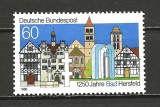 GERMANIA 1986 ANIVERSARE ORAS BAD HERSFELD , TIMBRU NESTAMPILAT