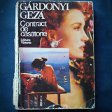 CONTRACT DE CASATORIE - GARDONY GEZA