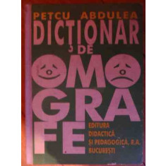 Dictionar De Omograme - Petcu Abdulea ,538203