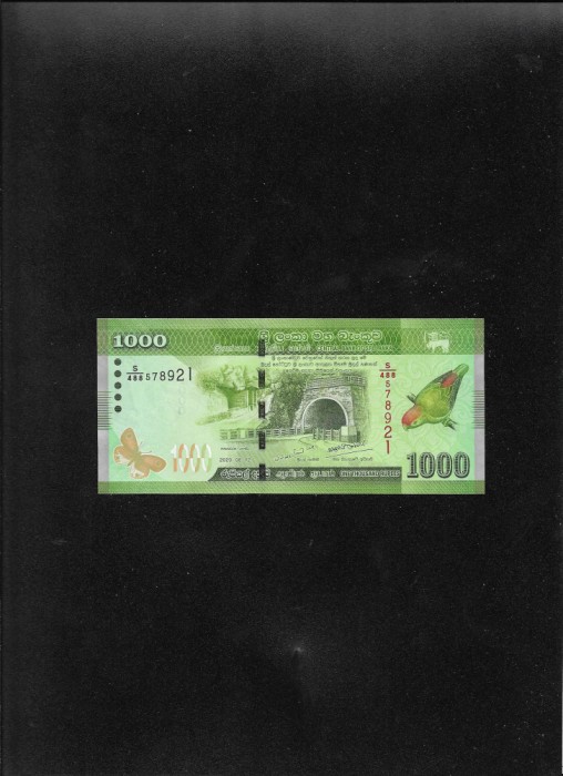 Sri Lanka 1000 1.000 rupii rupees 2020 seria578921 unc