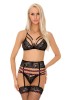 LIV24-1 Set lenjerie sexy cu portjartier - Livia Corsetti, S/M
