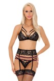 LIV24-1 Set lenjerie sexy cu portjartier - Livia Corsetti, S/M