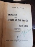 AMINTIRILE UNUI ATASAT MILITAR IN BULGARIA - G.A. DABIJA