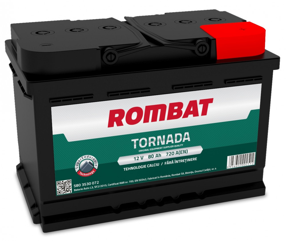 Baterie Rombat Tornada 80Ah 720A 5803530072ROM | Okazii.ro