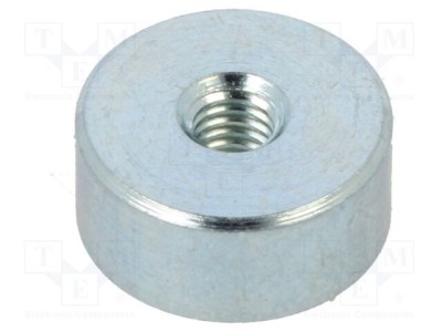 Magnet fix neodim 19N &amp;Oslash;10mm H4,5mm oţel filet M3 ELESA GANTER foto