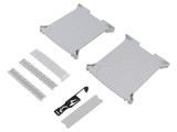 Carcasă ITALTRONIC pentru șină DIN 101x27x125mm gri deschis 10.225KM04