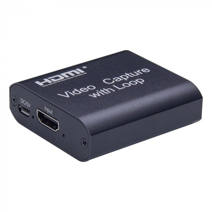 Placa de captura video USB 2.0 4K HDMI 1080P