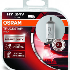 Bec Osram H7 24V 70W Truckstar Pro Set 2 Buc 64215TSP-HCB