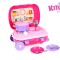 Set mini bucatarie in troliu roz TechnoK, cu accesorii