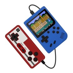 Mini consola portabila, 3&#039;&#039;, 400 Jocuri, Albastru