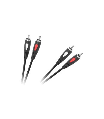 Cablu 2x RCA 3m Eco-Line Cabletech foto