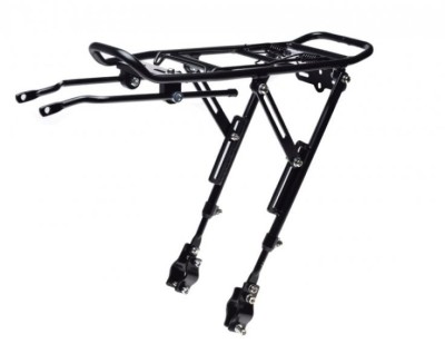 Portbagaj spate bicicleta 20&amp;quot;-29&amp;quot;, aluminiu ranforsat, culoare negru Cod:AWR1912 foto