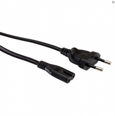 Cablu alimentare Euro la IEC C7 2 pini 1 metru foto