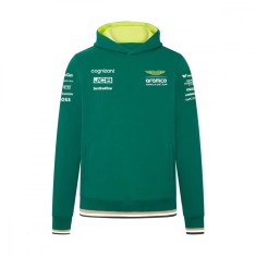 Aston Martin hanorac de bărbați cu glugă green F1 Team 2024 - XXL