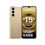 Cumpara ieftin Telefon Mobil Lagenio A10, Auriu, 4G LTE, Ecran 6.52 HD+ 90Hz, 12GB RAM (4GB + 8GB extensibili), 64GB, Camera 13MP, Android, 5150mAh, Dual SIM
