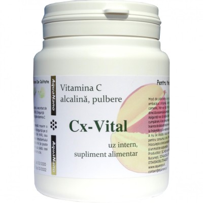 VITAMINA C ALCALINA TAMPONATA (pulbere) Cx-VITAL 100g AGHORAS foto