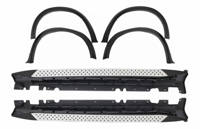 Prelungiri Aripi Extensii Aripi cu Praguri Trepte Laterale BMW X5 E70 (2007-2013) M-Design Performance AutoTuning