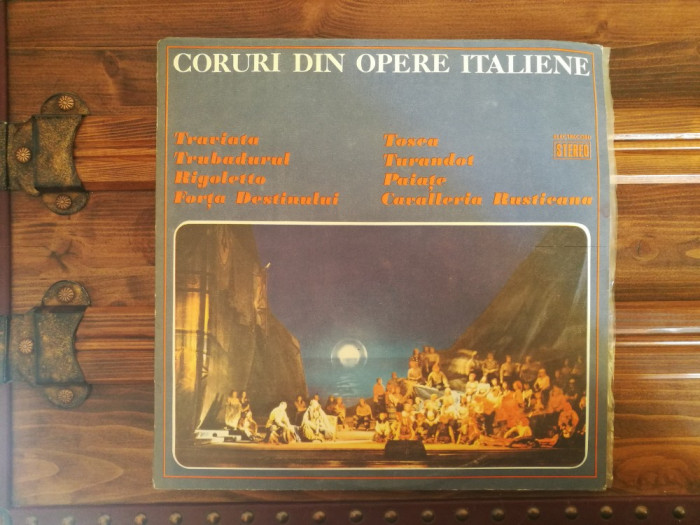 Corul Operei Romane Din Bucuresti &lrm;&ndash; Coruri Din Opere Italiene (Stare excelenta)