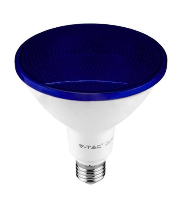 Bec LED PAR38 E27 17W IP65 albastru V-tac SKU-92066