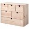 Organizator birou cu 6 sertare, 42 x 32 x 18 cm, lemn